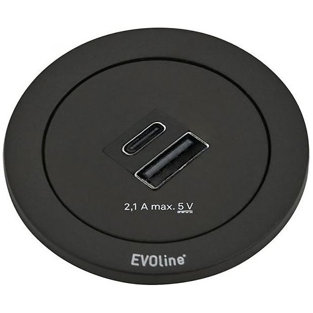 USB-latauslaite Savo Evoline ONE, USB-A ja -C