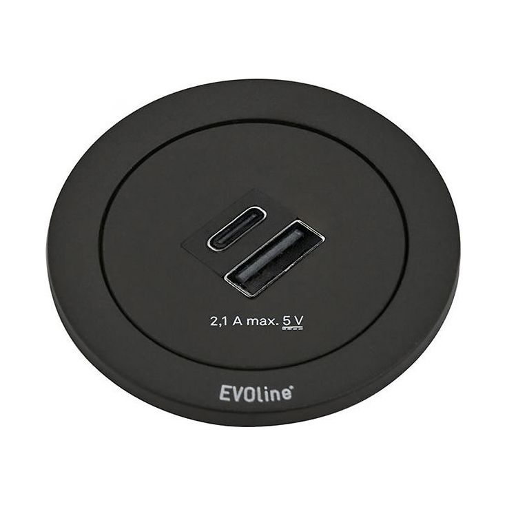 USB-latauslaite Savo Evoline ONE, USB-A ja -C