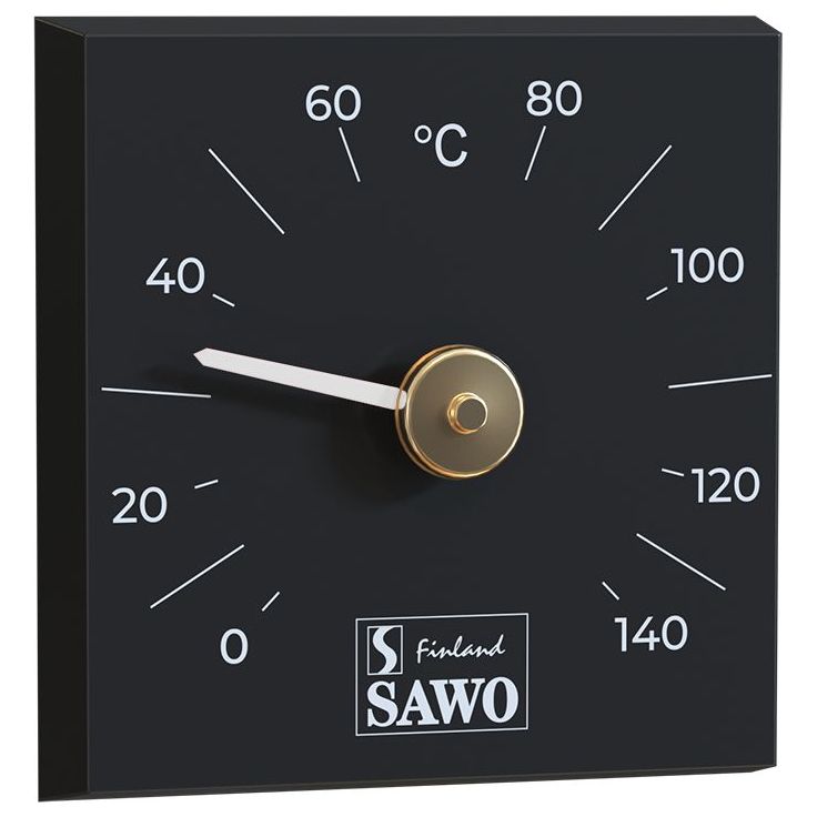 Saunan lämpömittari SAWO Kanto, 116x116x26mm