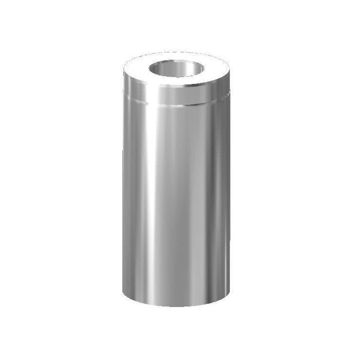 Hormijakso Schiedel Ø115mm, 500mm, kirkas ruostumaton teräs