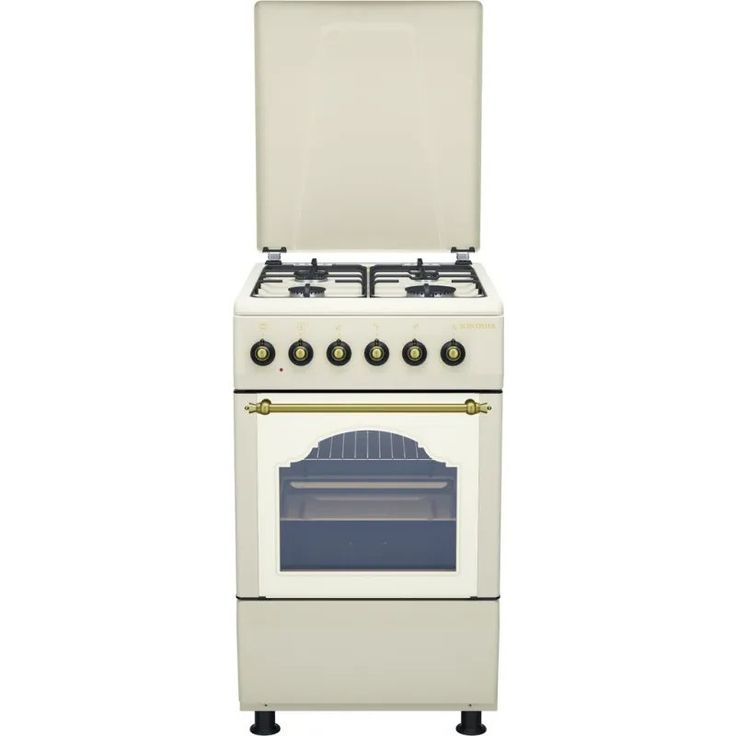 Kaasuliesi Schlosser FS5403MAZC sähköuunilla, 50 cm, beige