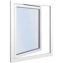 Seicom Classic DK 2K 2-lasinen kippi-ikkuna, PVC, A-malli, leveys 600 mm