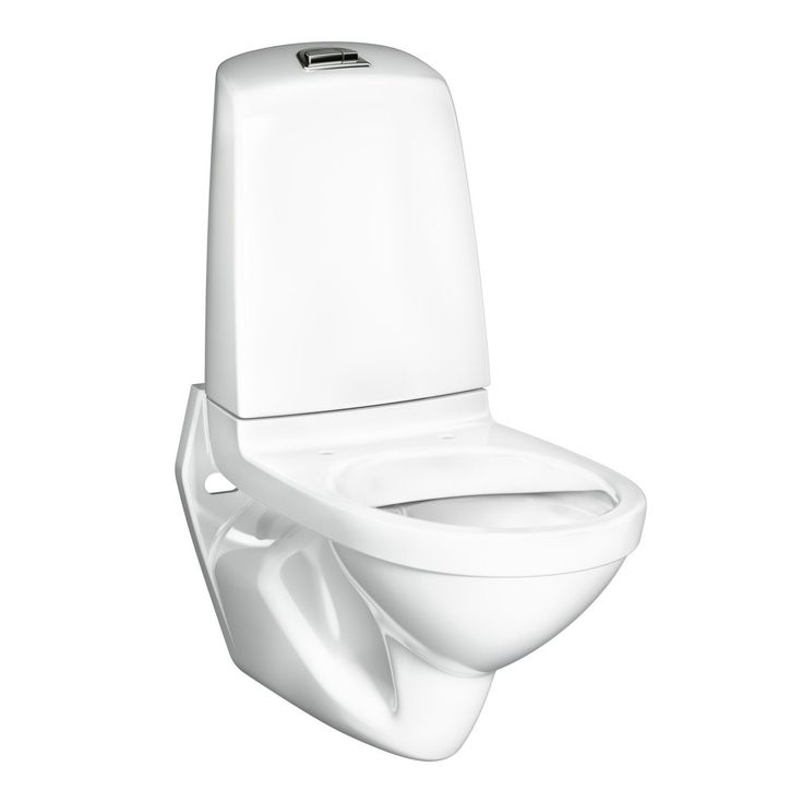 Seinä-WC-istuin Gustavsberg Nautic, 1522-säiliöllä, Hygienic Flush, kaksoishuuhtelu, ilman istuinkanssa