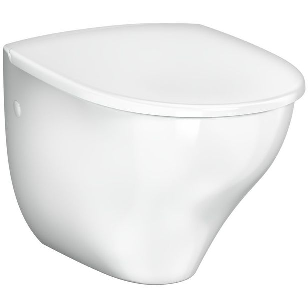 Seinä-WC-istuin Gustavsberg Nautic 1530, piiloasennus, Hygienic Flush, vakioistuinkannella