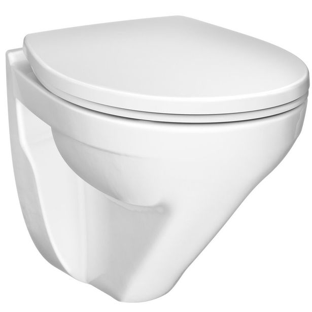 Seinä-WC-istuin Gustavsberg Nordic3 3635, Hygienic Flush, Soft Close -istuinkannella