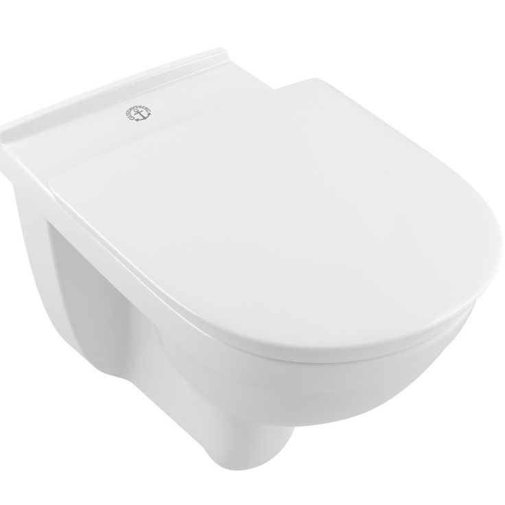 Seinä-WC-istuin Gustavsberg 4G95, korotettu malli, Hygienic Flush, ilman istuinkantta