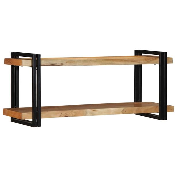Seinähylly 110x33x45 cm Massiivipuu akaasia (17490)