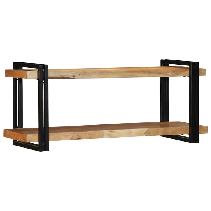 Seinähylly 110x33x45 cm Massiivipuu akaasia (17490)