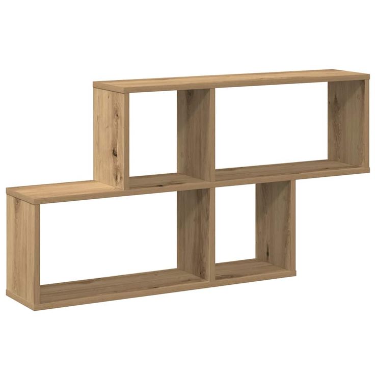 Seinähylly käsityöläinen tammi 100x18x53 cm lastulevy (56593)