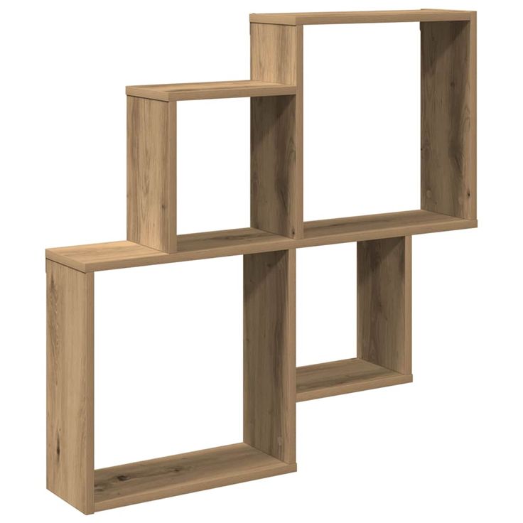 Seinähylly käsityöläinen tammi 80x15x78,5 cm lastulevy (56611)