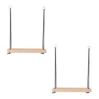 Seinähylly Linento Furniture Aa098, pähkinäpuu