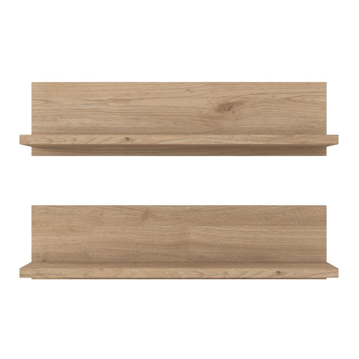 Seinähylly Linento Furniture E16, pähkinäpuu/valkoinen