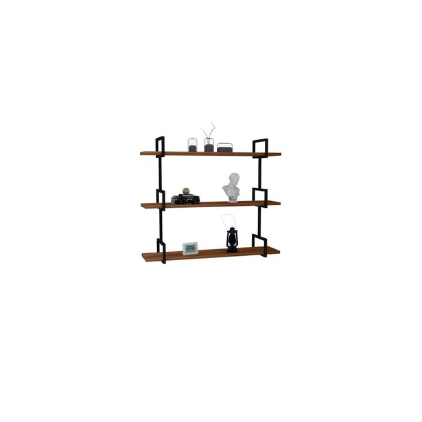 Seinähylly Linento Furniture Uras, pähkinäpuu
