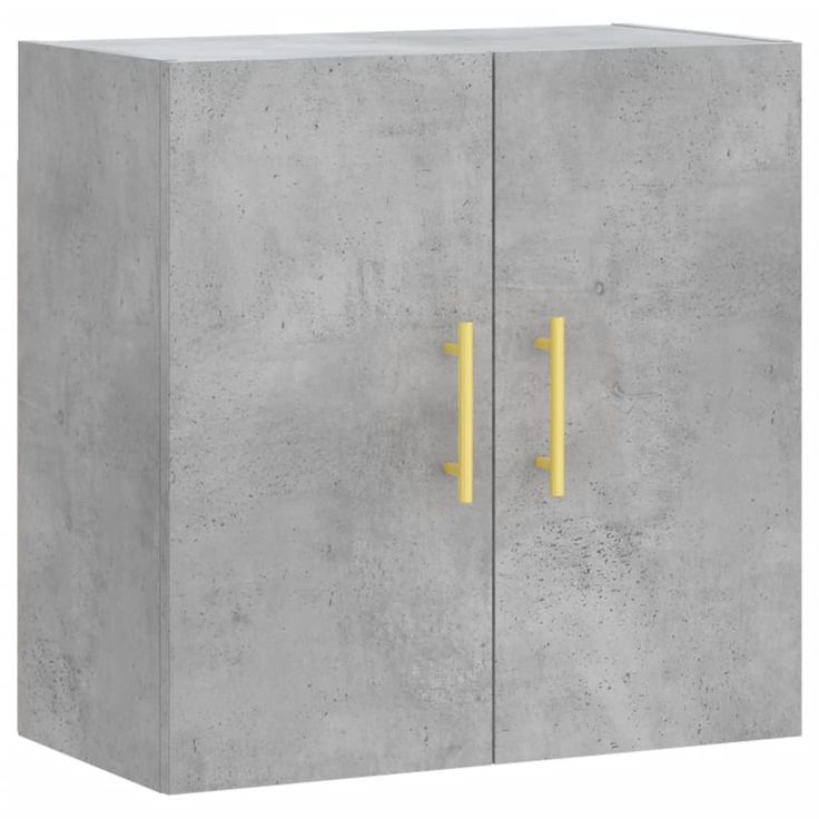 Seinäkaappi betoninharmaa 60x31x60 cm tekninen puu (29952)