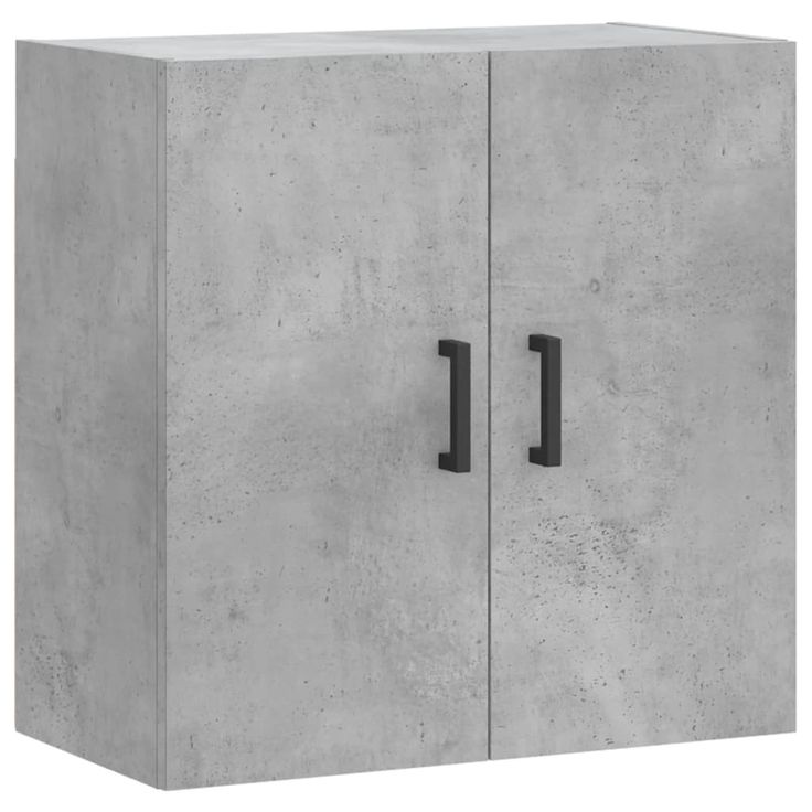 Seinäkaappi betoninharmaa 60x31x60 cm tekninen puu (29968)