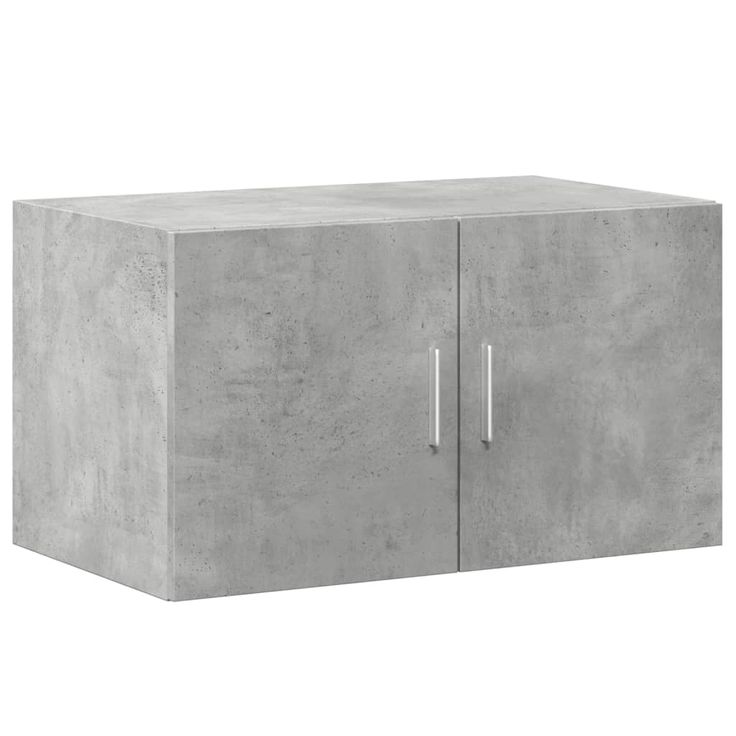 Seinäkaappi betoninharmaa 70x42,5x40 cm tekninen puu (46120)