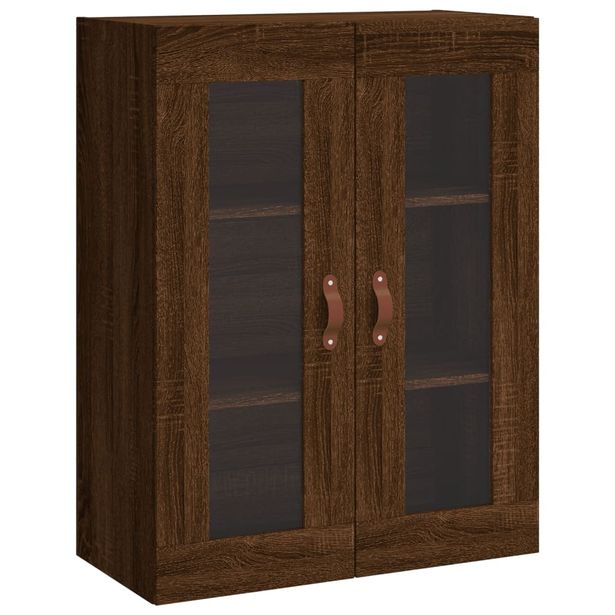 Seinäkaappi ruskea tammi 69,5x34x90 cm (28459)