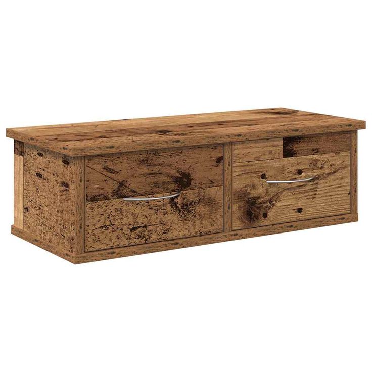 Seinäkaappi vanha puu 60x26x18,5 cm tekninen puu (55858)