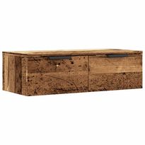 Seinäkaappi vanha puu 68x30x20 cm tekninen puu (56983)