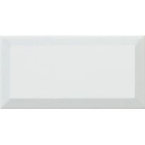 Seinälaatta Laattapiste LPC Biselado kiiltävä faasattu Blanco Brillo 15x7.5cm