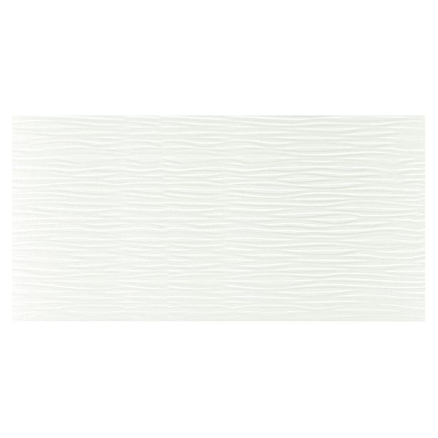 Seinälaatta Laattapiste LPC Valkoinen matta rektifioitu Crimpt Decor 60x30cm