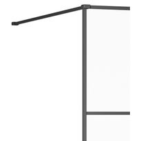 Seinätanko suihkuseinälle Gustavsberg Square, 140 cm, musta ruudutettu