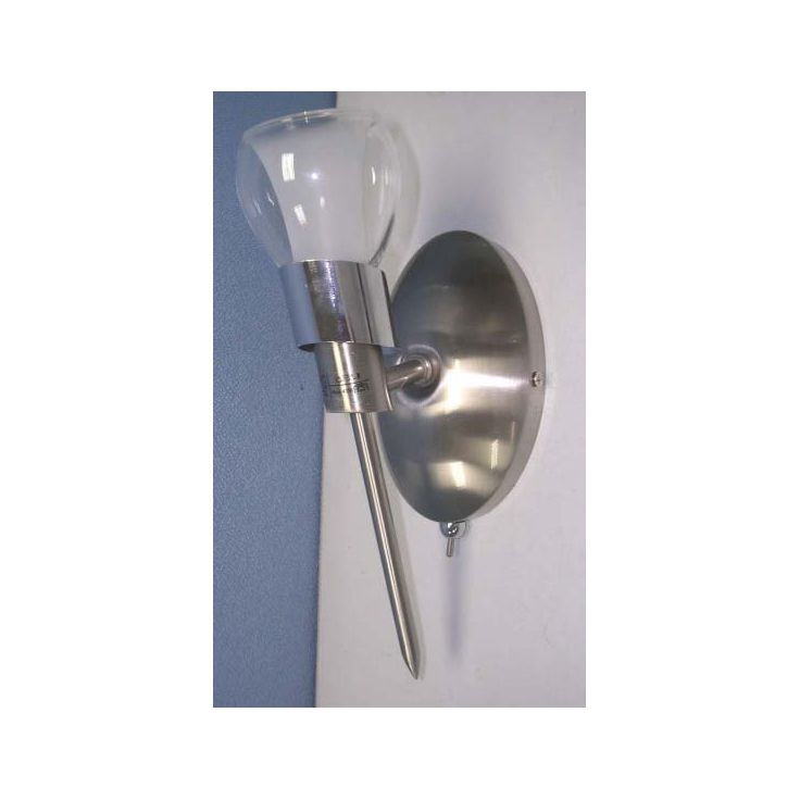 Seinävalaisin FocusLight Style, 40W, 230V, IP20, matta nikkeli