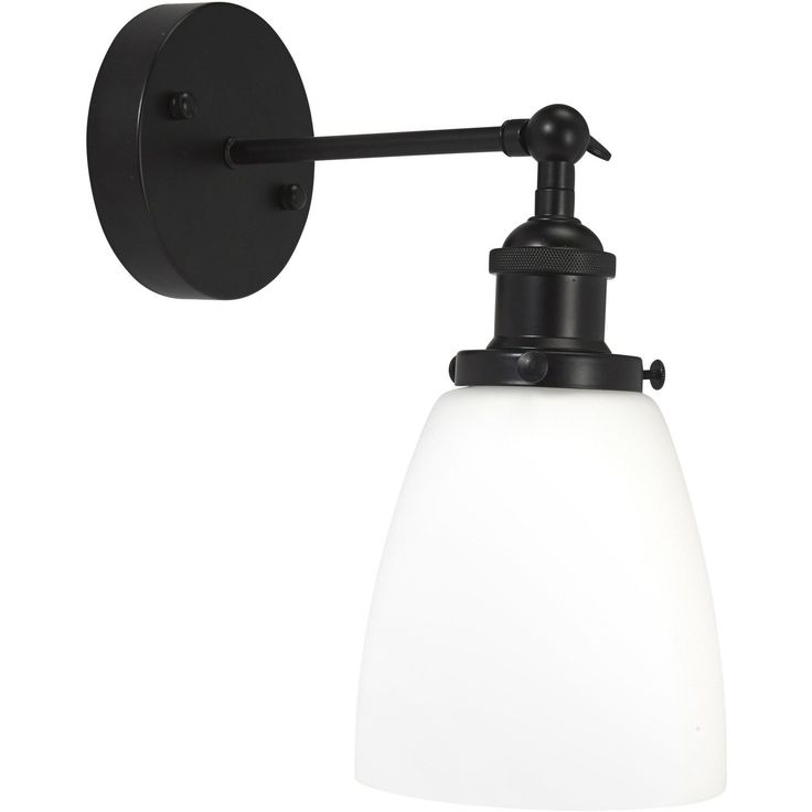Seinävalaisin PR Home Kappa 300x140x250mm musta/opaali