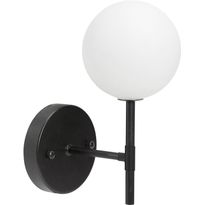 Seinävalaisin PR Home Sigma S, 250x120x190mm, musta/opaali