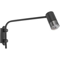 Seinävalaisin Rabalux Zircon, 5W, mattamusta