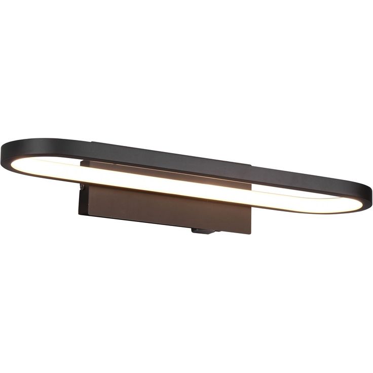 Seinävalaisin Trio Gianni H2O LED, 40 cm, mattamusta