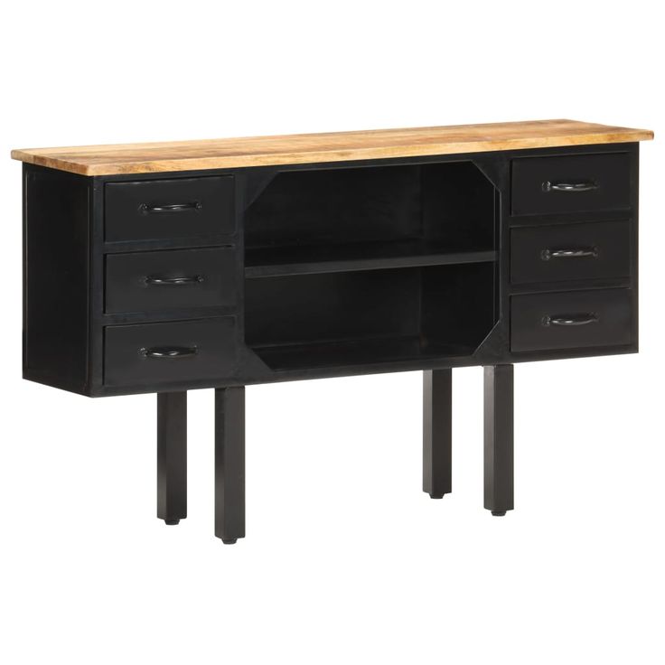 Senkki 110x30x65 cm karkea mangopuu