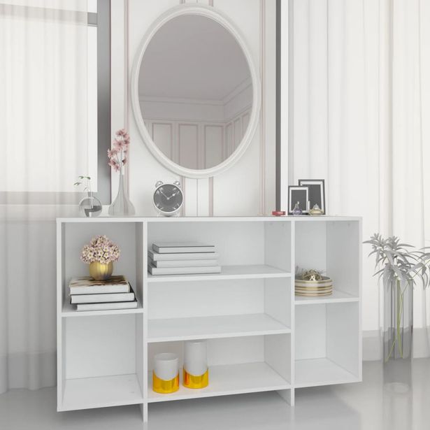 Senkki 120x30x75 cm lastulevy valkoinen