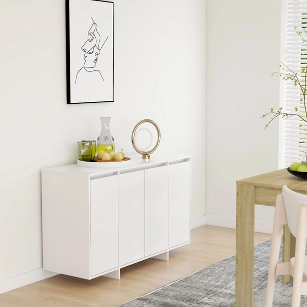 Senkki 120x41x75cm lastulevy valkoinen