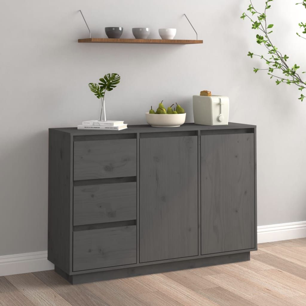 Senkki 2 111x34x75 cm mänty harmaa
