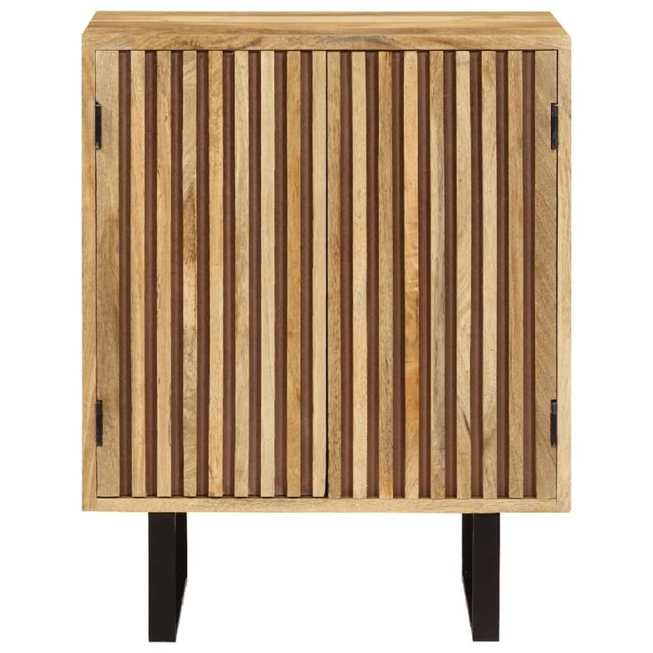 Senkki 2 ovella 55x35x70 cm täysi mangopuu (54983)