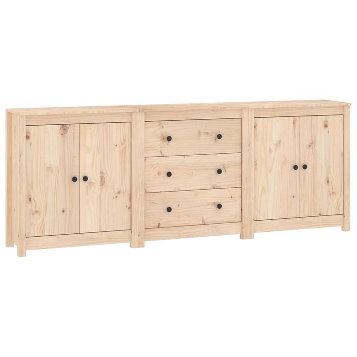 Senkki 210x35x80 cm täysi mänty (14069)