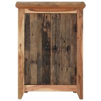 Senkki 55x33x75 cm täysi akasia ja kierrätetty puu (51601)