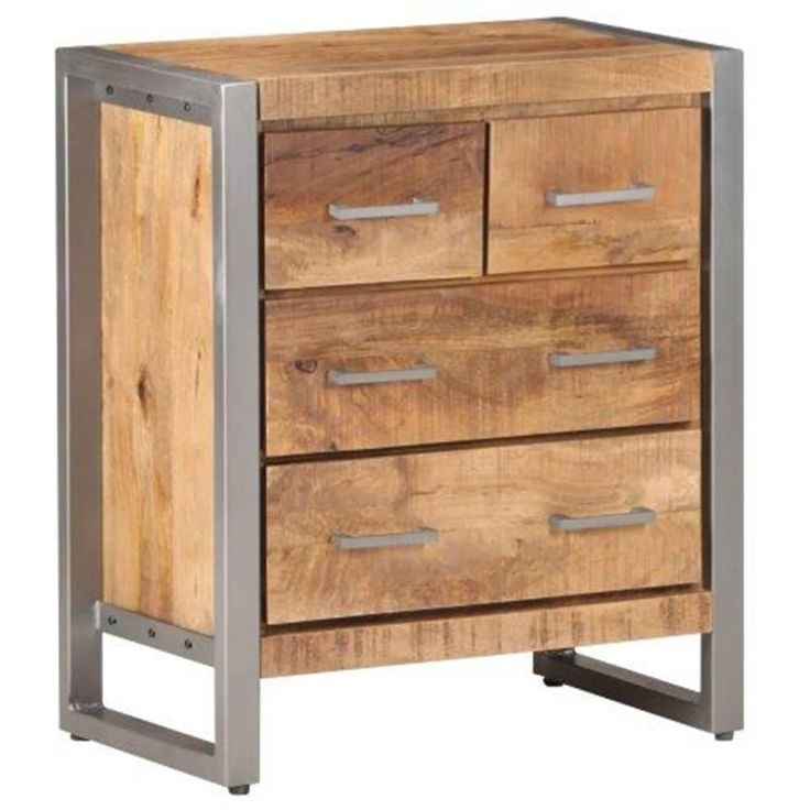 Senkki 60x35x70 cm karkea mangopuu