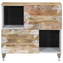 Senkki 80x33,5x75 cm Massiivipuu Mango (18691)