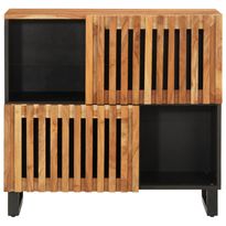 Senkki 80x34x75 cm täysi akaasiapuu (77570)