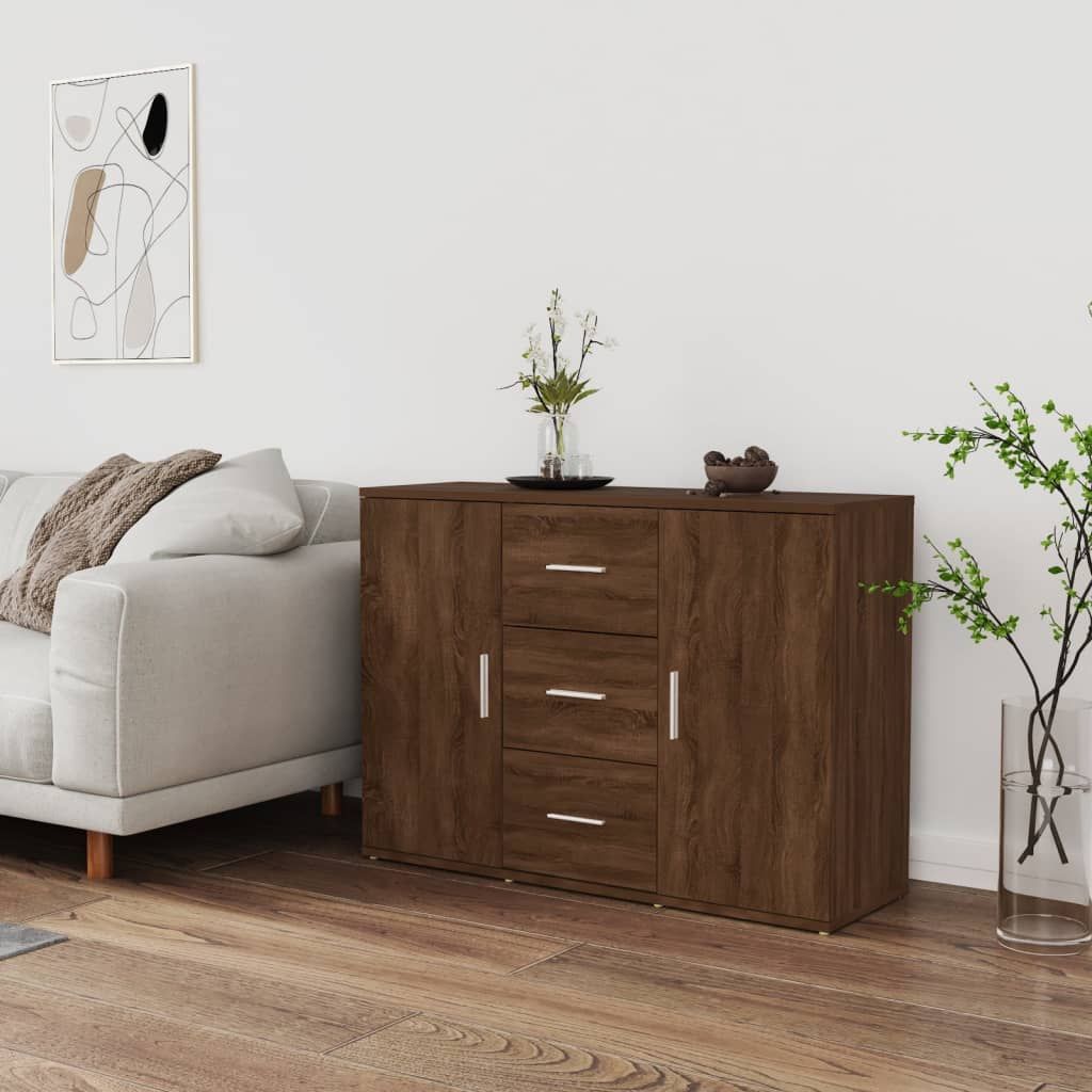 Senkki 91x29,5x65 cm tekninen puu pähkinä