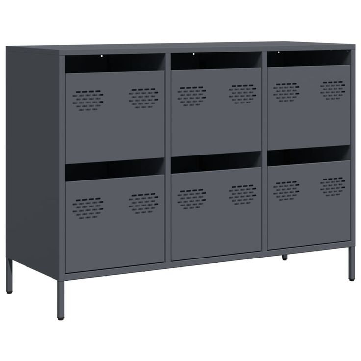 senkki antrasiitti 101,5x39x73,5 cm kylmävalssattu teräs (51264)
