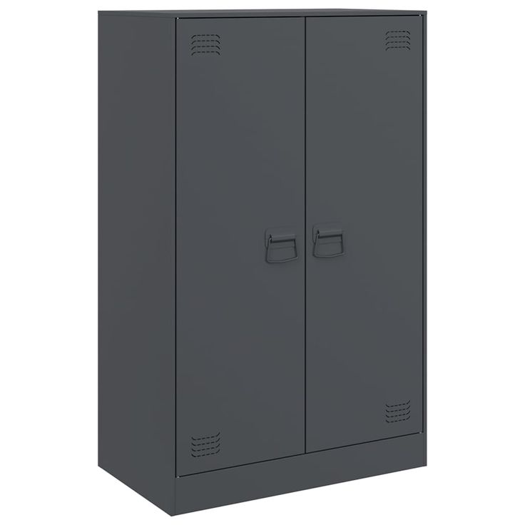 Senkki antrasiitti 67x39x107 cm teräs (41663)
