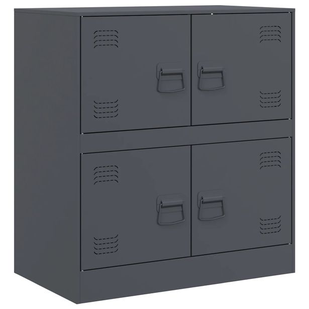 Senkki antrasiitti 67x39x73 cm teräs (41651)