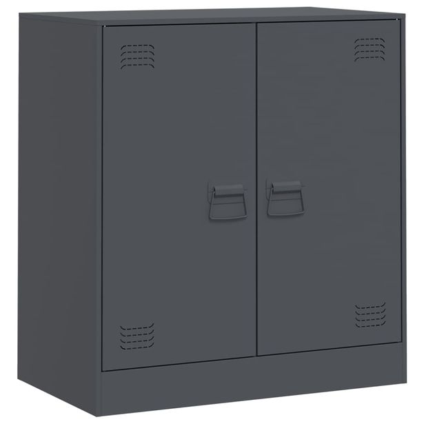 Senkki antrasiitti 67x39x73 cm teräs (41675)