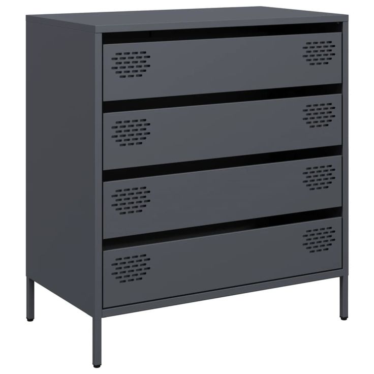 senkki antrasiitti 68x39x73,5 cm kylmävalssattu teräs (51288)