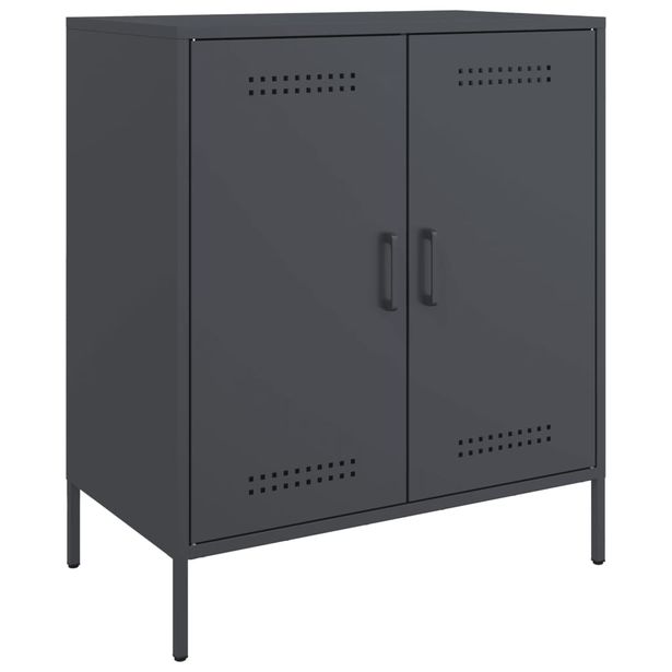 Senkki antrasiitti 68x39x79 cm teräs (42978)