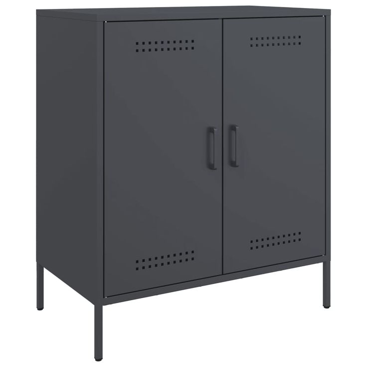 Senkki antrasiitti 68x39x79 cm teräs (42978)