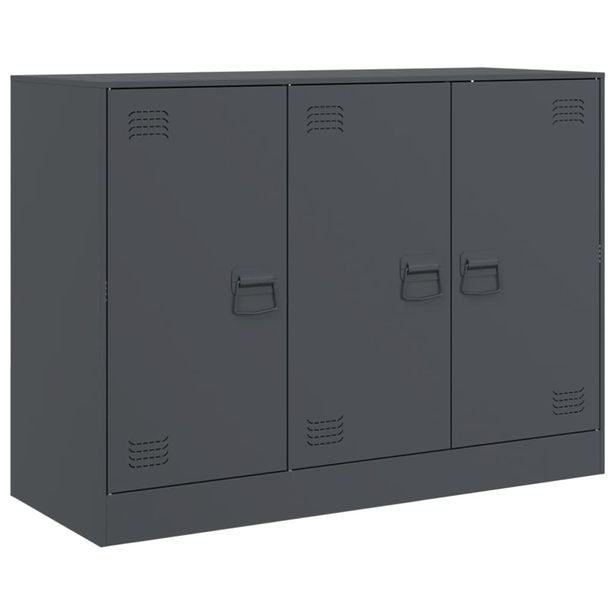 Senkki antrasiitti 99x39x73 cm teräs (41723)